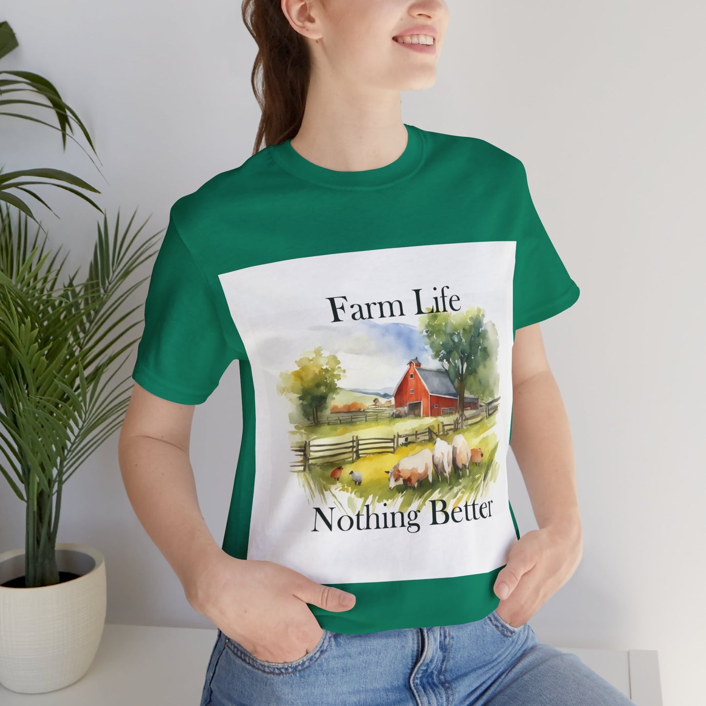 Farm Life Unisex Jersey Short Sleeve Tee