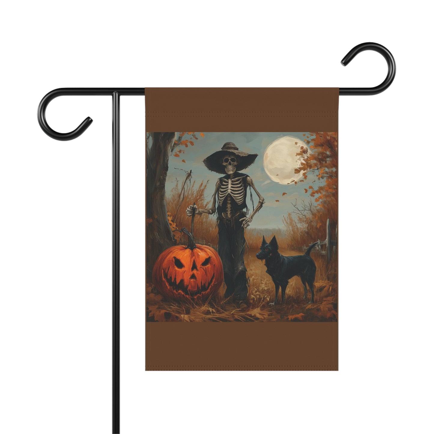 Skeleton Farmer Garden & House Banner