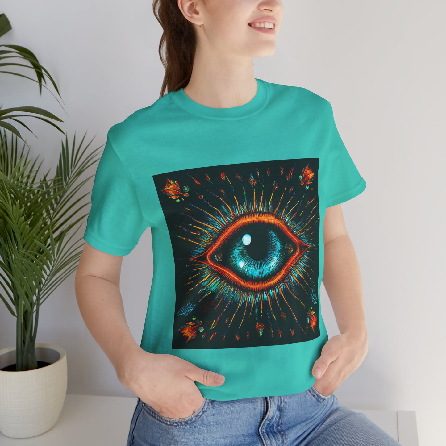 Mesmerizing Eye Unisex Jersey Short Sleeve Tee