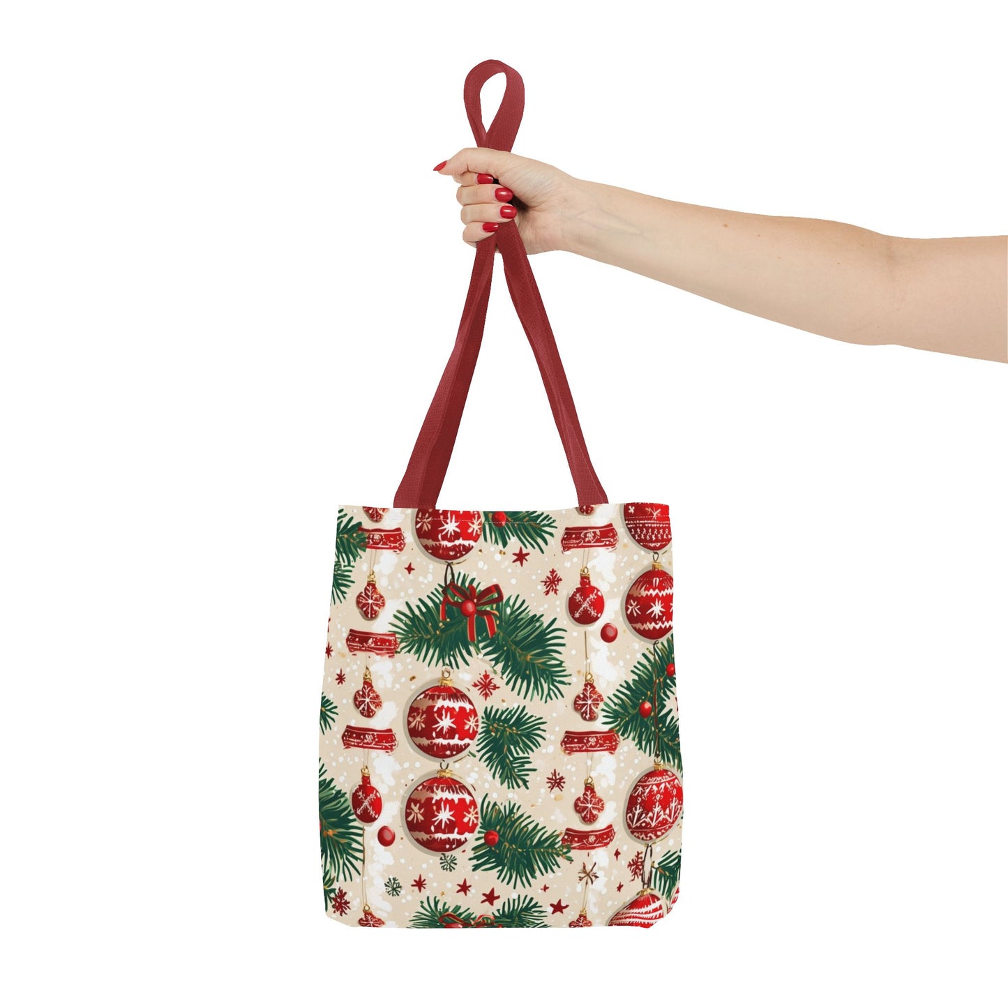 Garland Ornament Pattern Tote Bag (AOP)