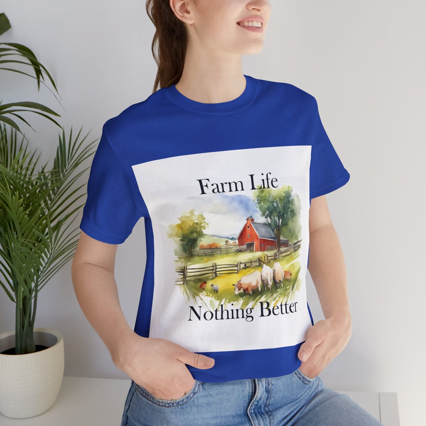 Farm Life Unisex Jersey Short Sleeve Tee
