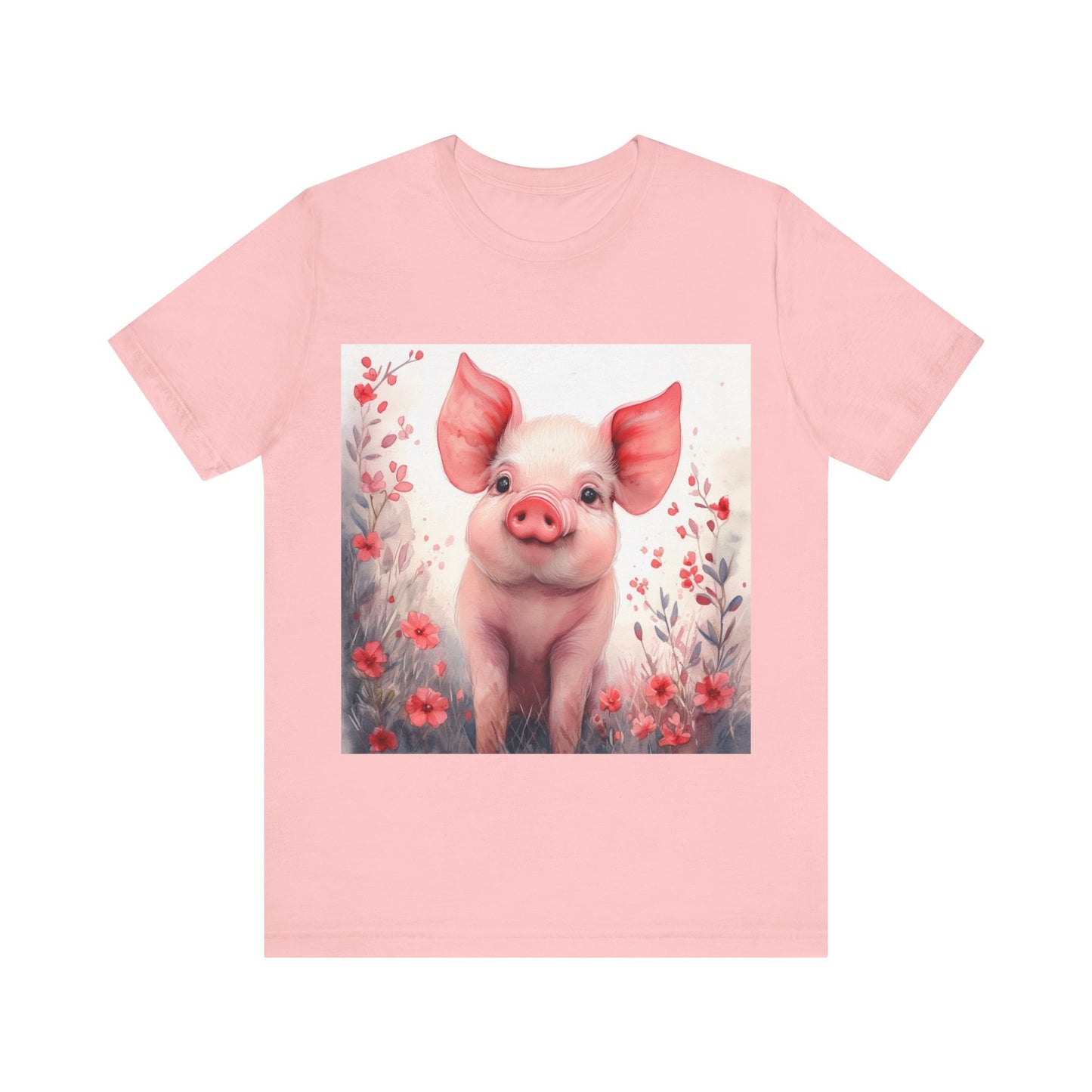 Cute Piglet Unisex Jersey Short Sleeve Tee