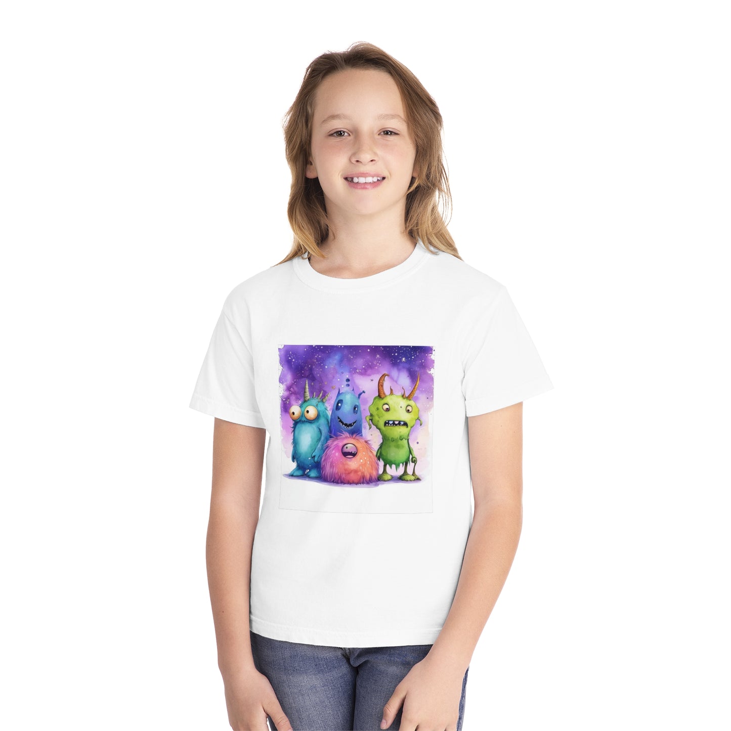 Cartoon Movie Monsters Youth Midweight Tee