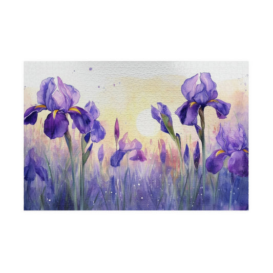 Beautiful Iris Painting Puzzle (110, 252, 520, 1014-piece)