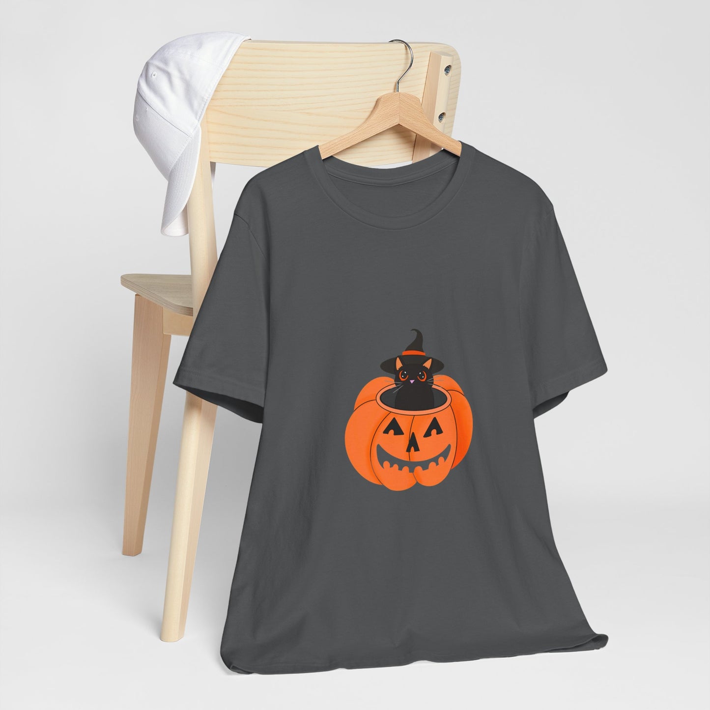 Cute Cat Halloween Unisex Jersey Short Sleeve Tee