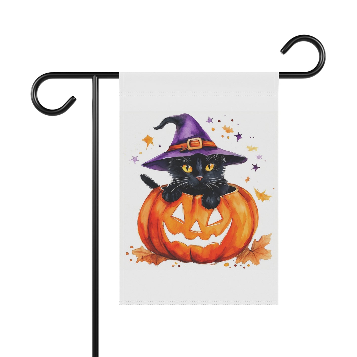 Cute Halloween Cat Garden & House Banner