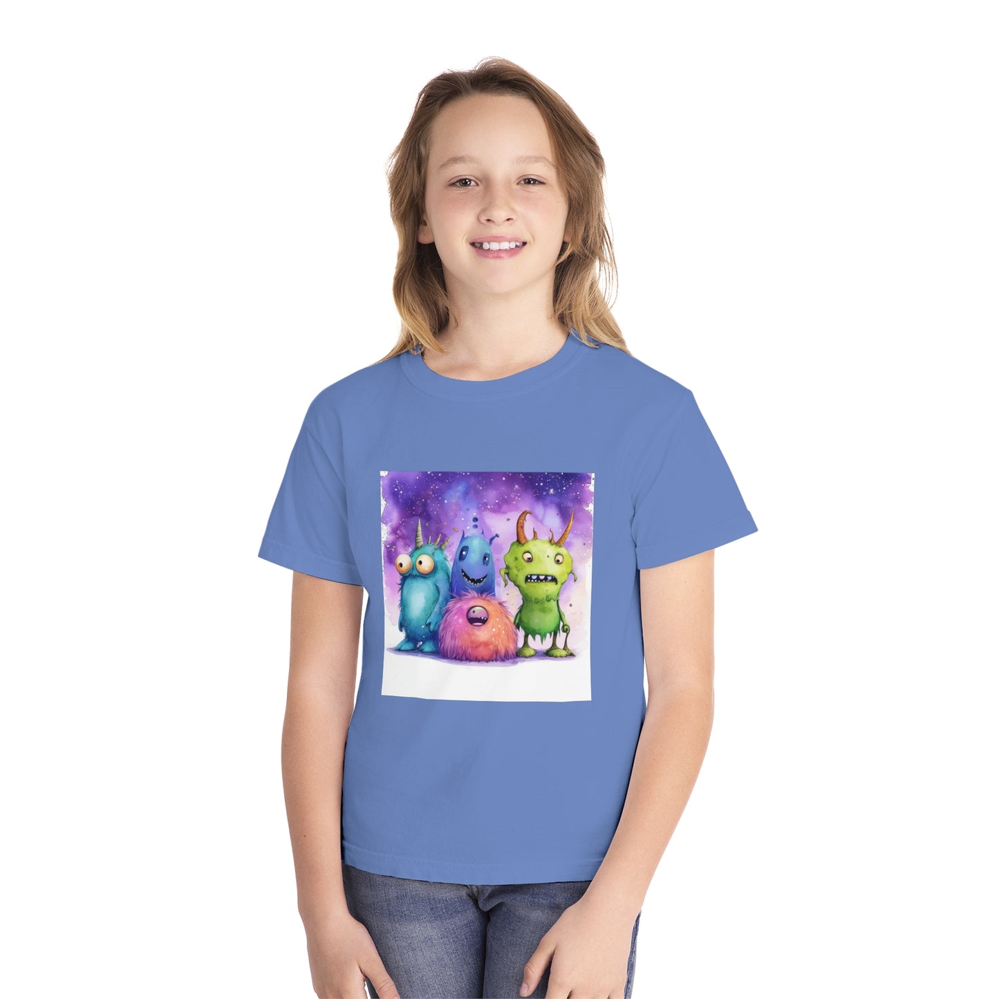 Cartoon Movie Monsters Youth Midweight Tee