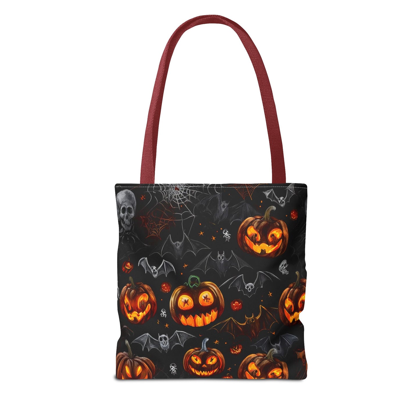 Spooky Pumpkins and Bats Tote Bag (AOP)