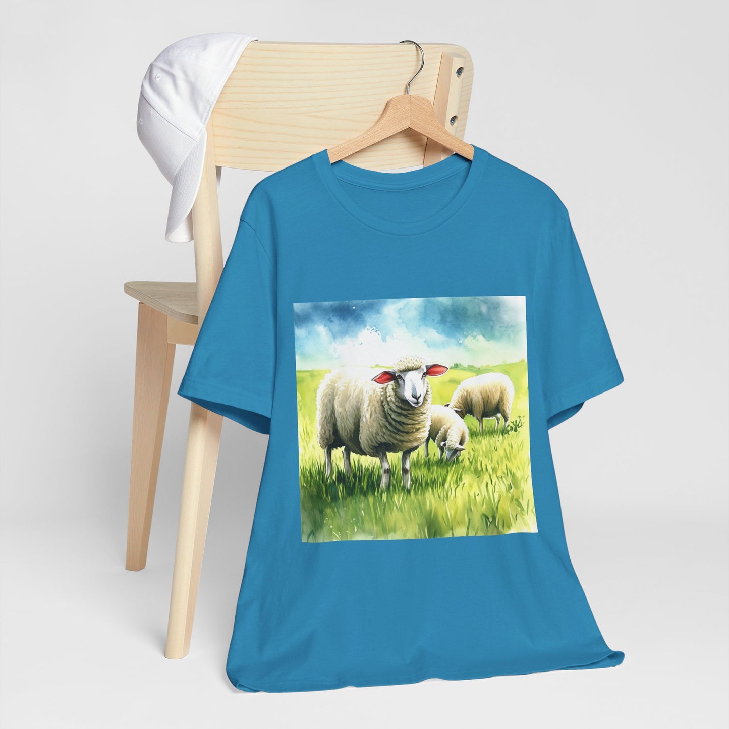 Adorable Sheep Unisex Jersey Short Sleeve Tee