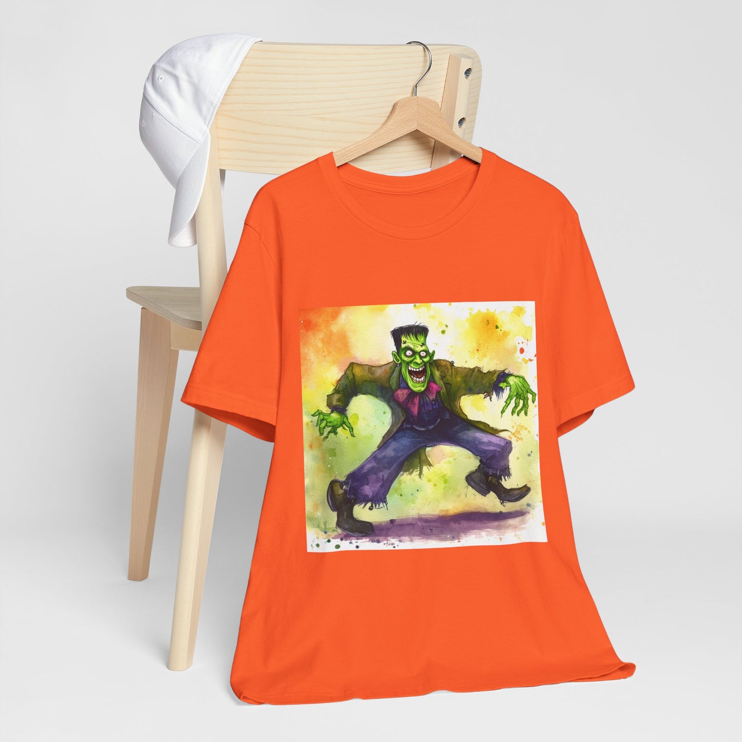 Quirky Frankenstein Unisex Jersey Short Sleeve Tee