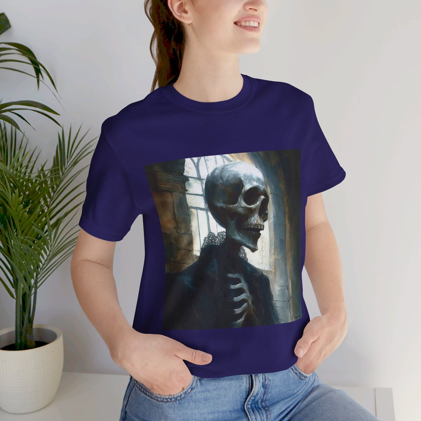 Victorian Skeleton Unisex Jersey Short Sleeve Tee