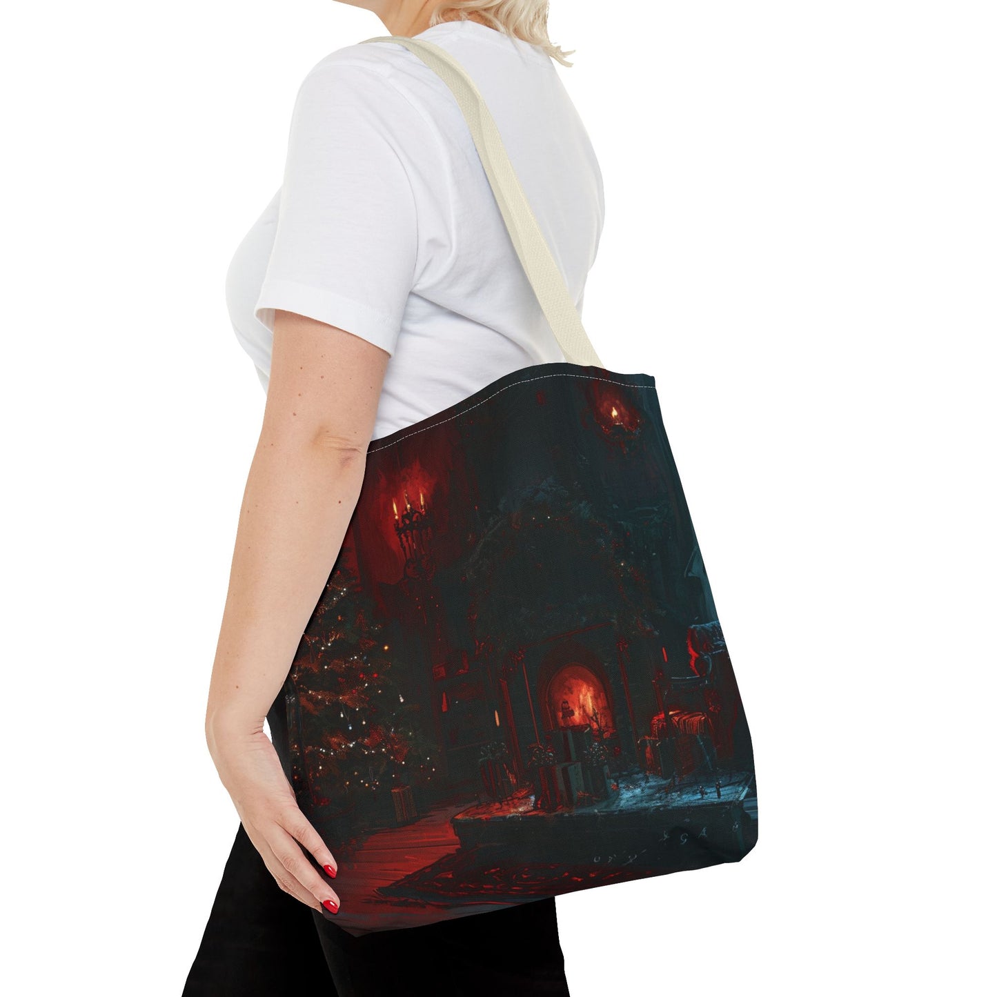 Macabre Hearth Tote Bag (AOP)