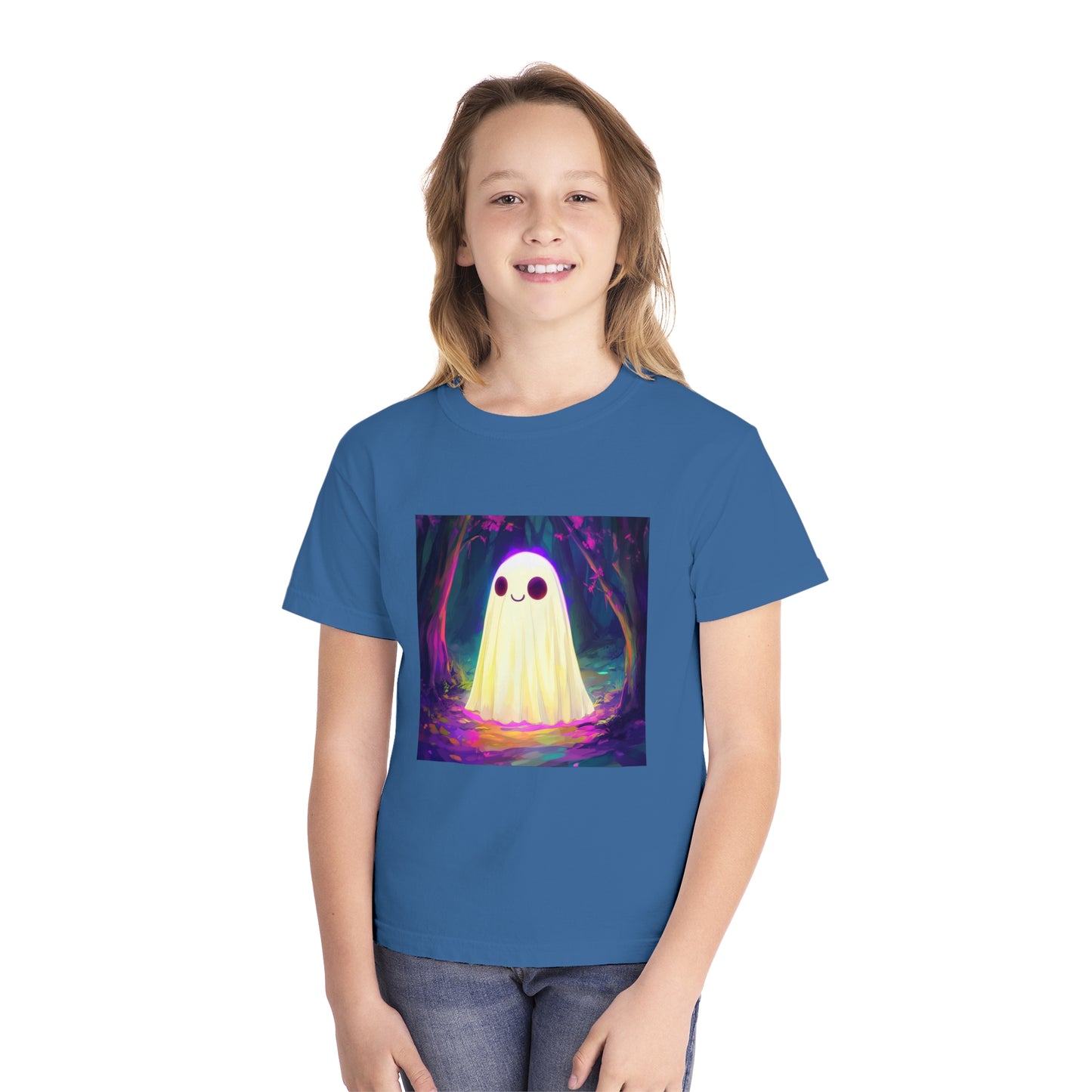 Cute Neon Ghost Youth Midweight Tee