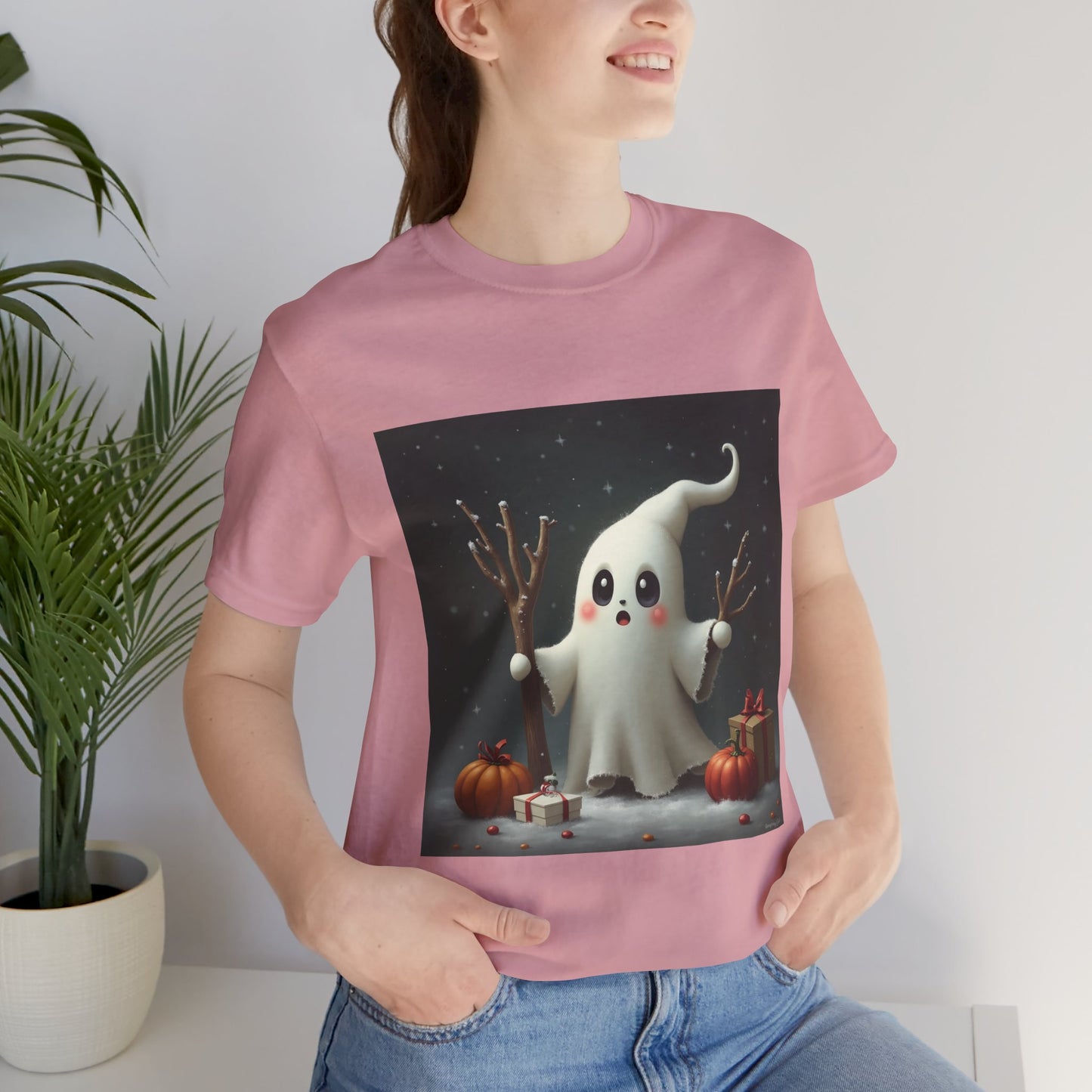 Holiday Decor Ghost Unisex Jersey Tee