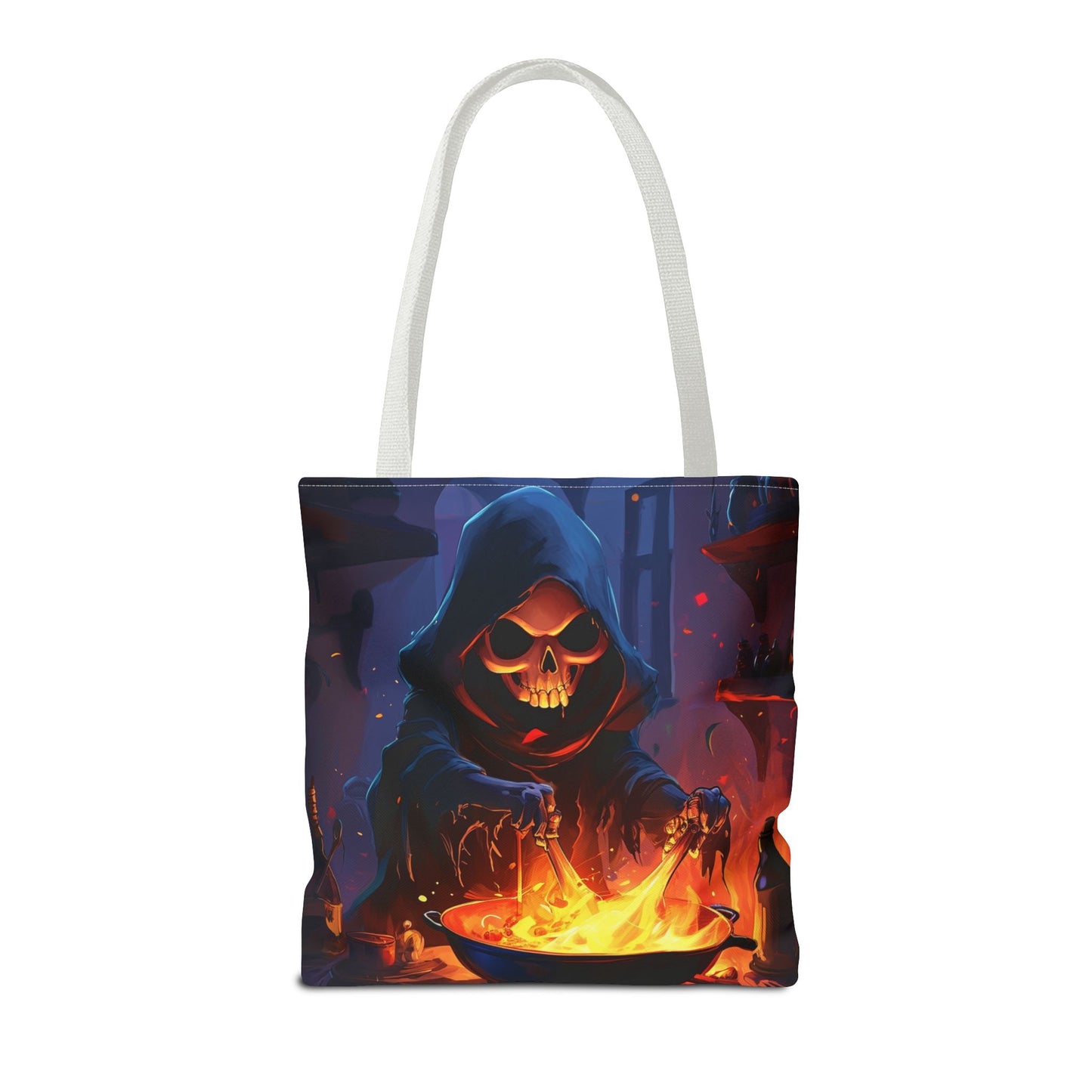 Dark Grim Reaper Cooking Tote Bag (AOP)