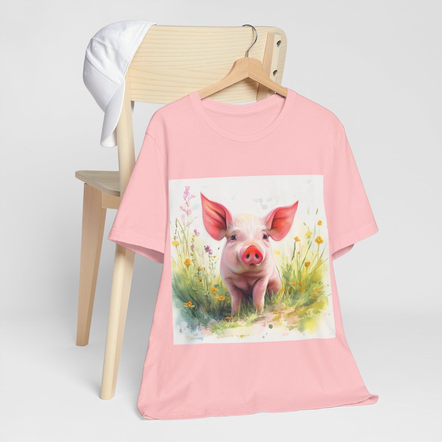 Playful Piglet Unisex Jersey Short Sleeve Tee