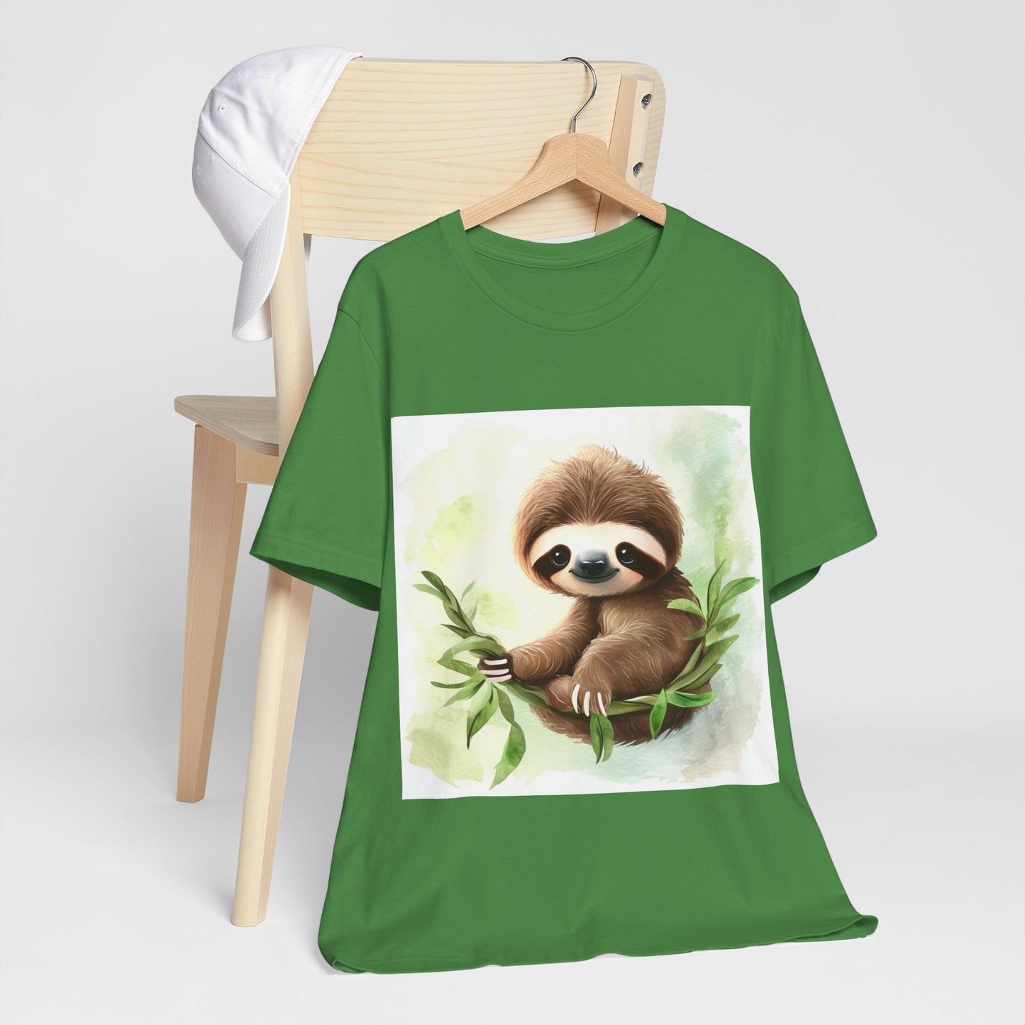 Playful Sloth Unisex Jersey Short Sleeve Tee