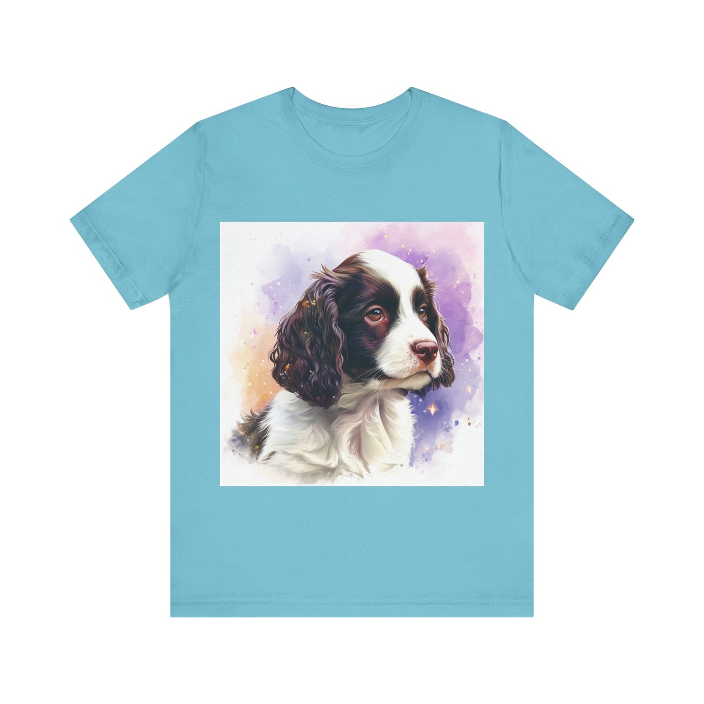 Cute Springer Spaniel Unisex Jersey Short Sleeve Tee