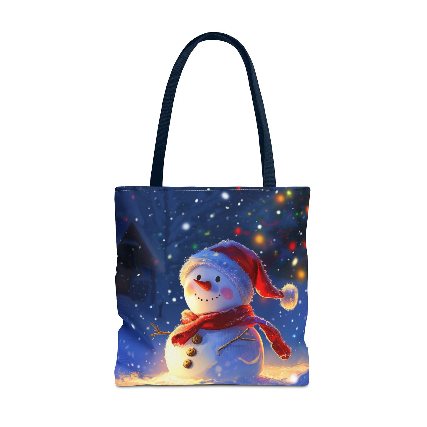 Cute Snowman Tote Bag (AOP)