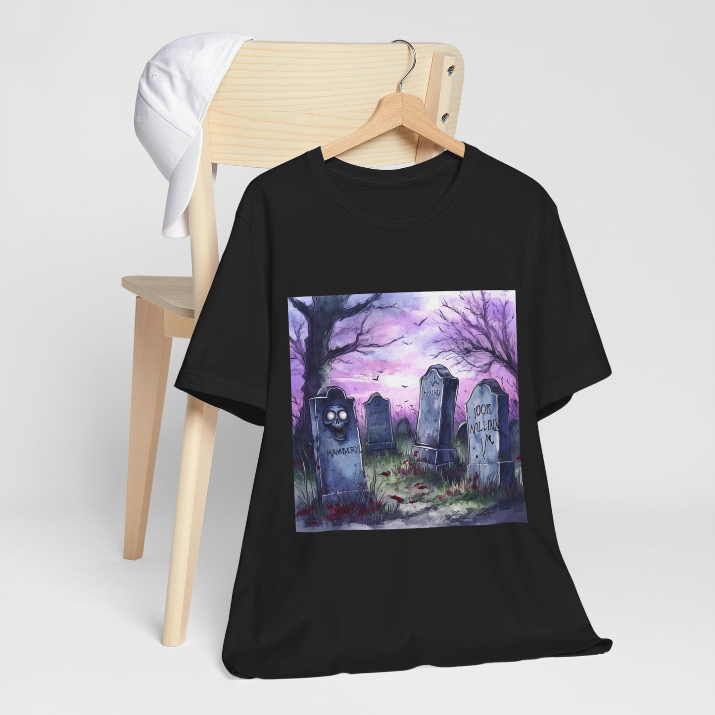 Purple Graveyard Unisex Jersey Short Sleeve Tee