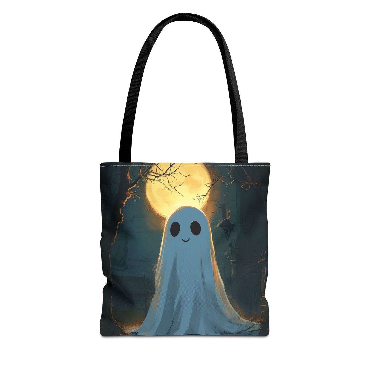 Cute Ghost Tote Bag (AOP)