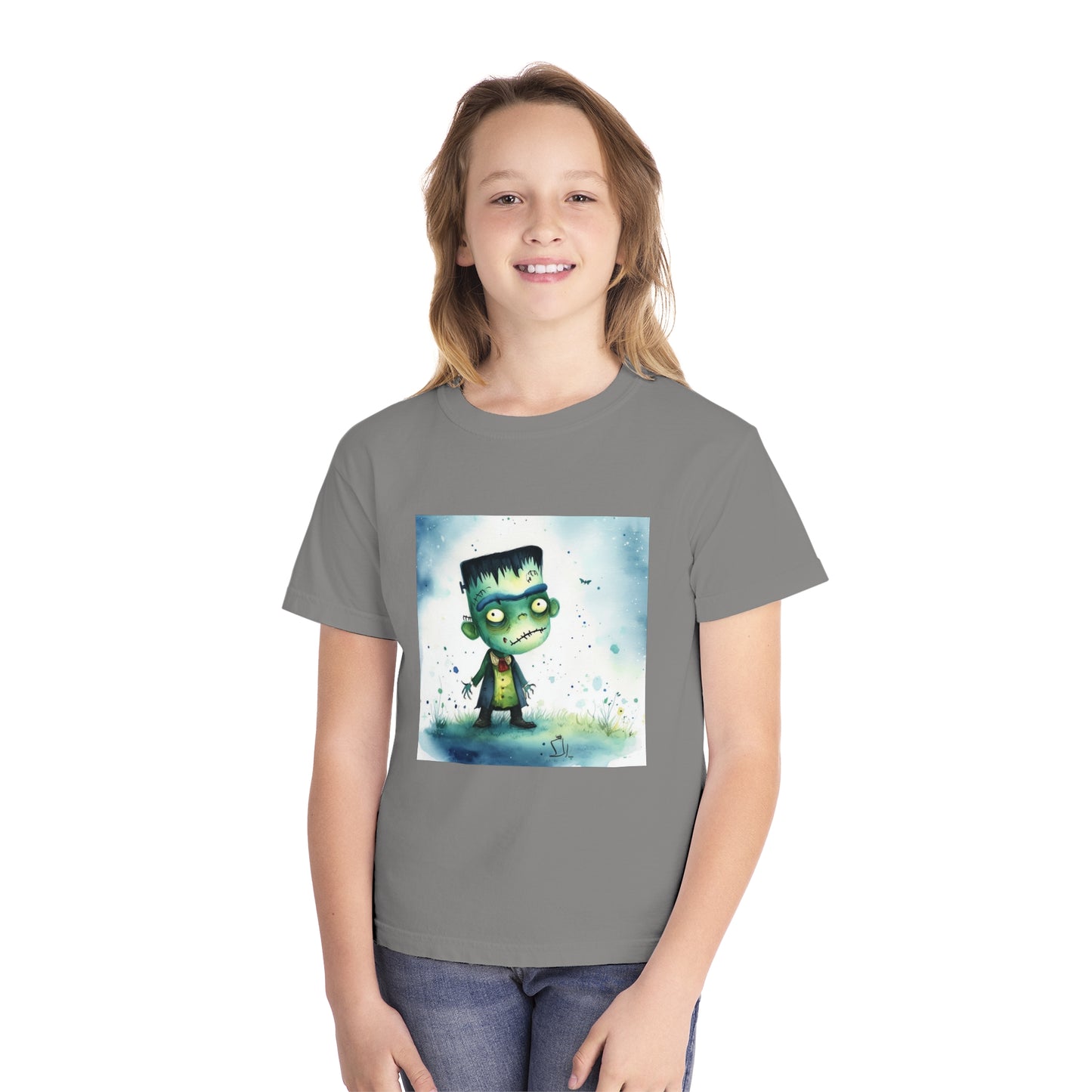 Cute Frankenstein Youth Midweight Tee