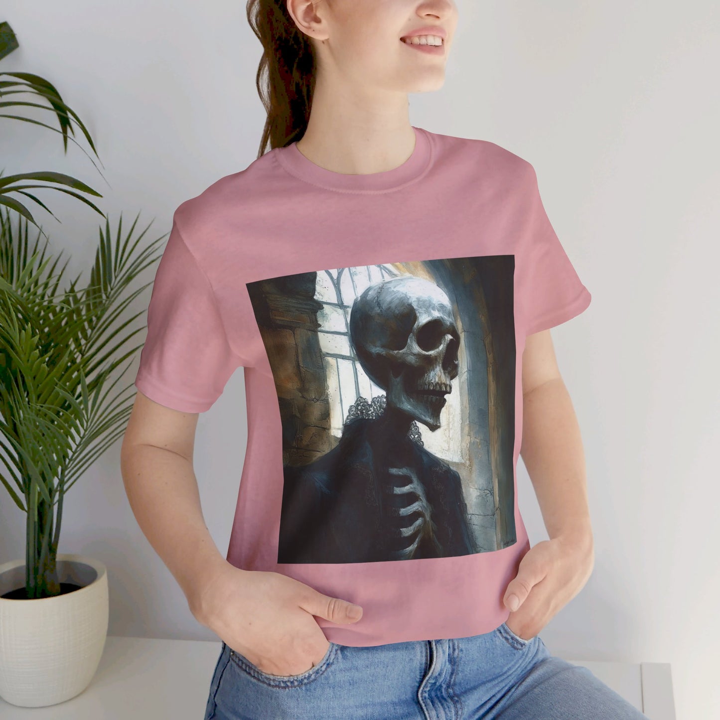 Victorian Skeleton Unisex Jersey Short Sleeve Tee