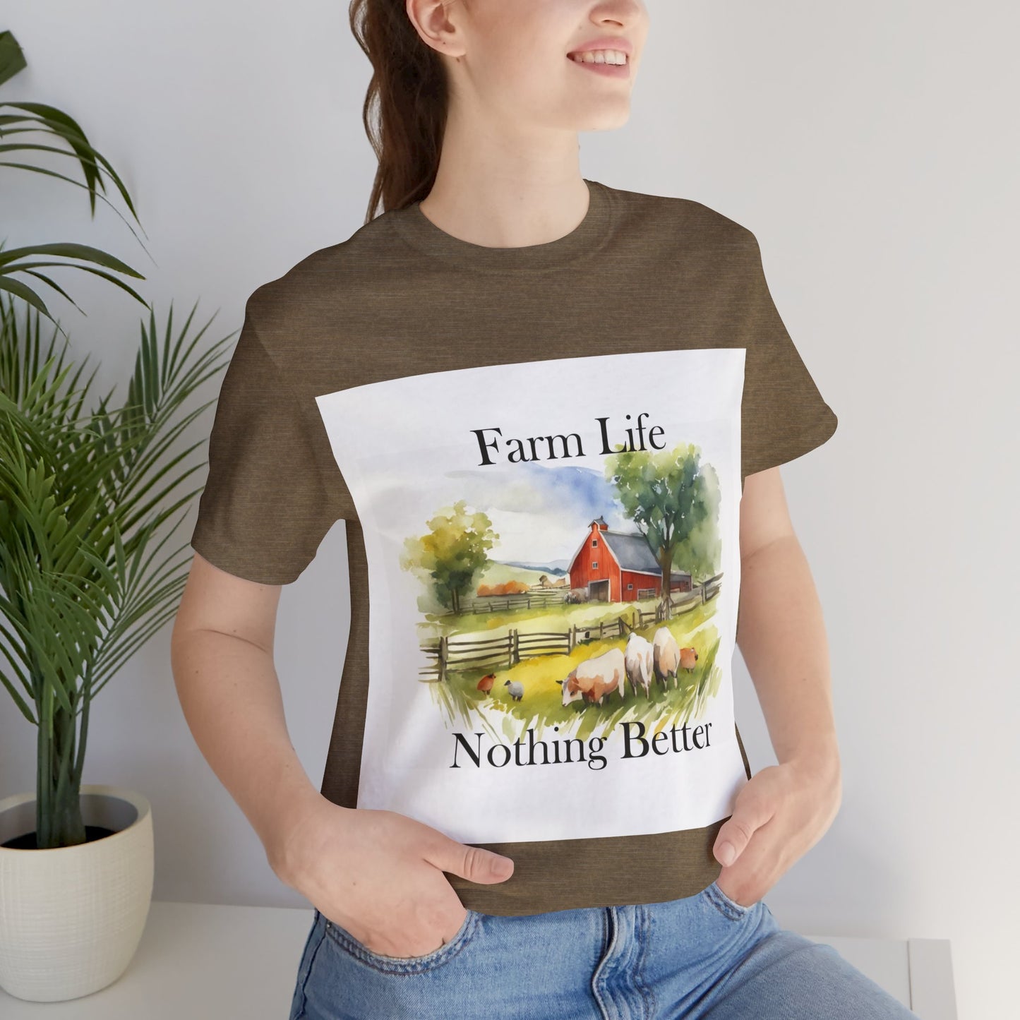 Farm Life Unisex Jersey Short Sleeve Tee