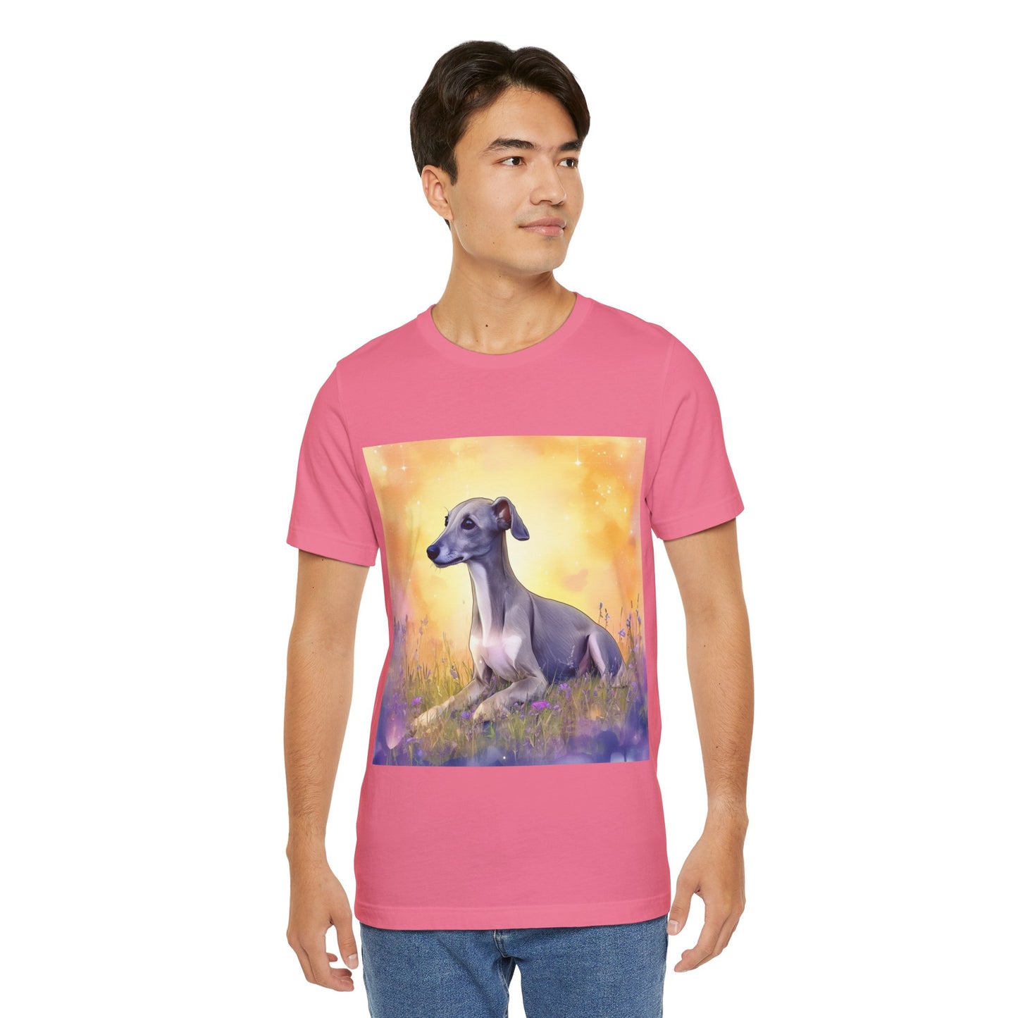 Sunset Greyhound Jersey Short Sleeve Tee