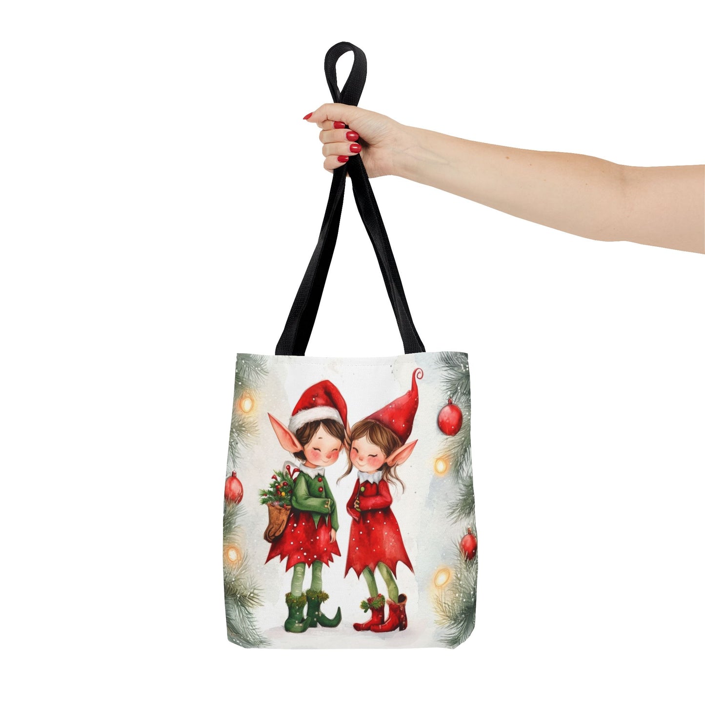 Watercolor Elves Tote Bag (AOP)