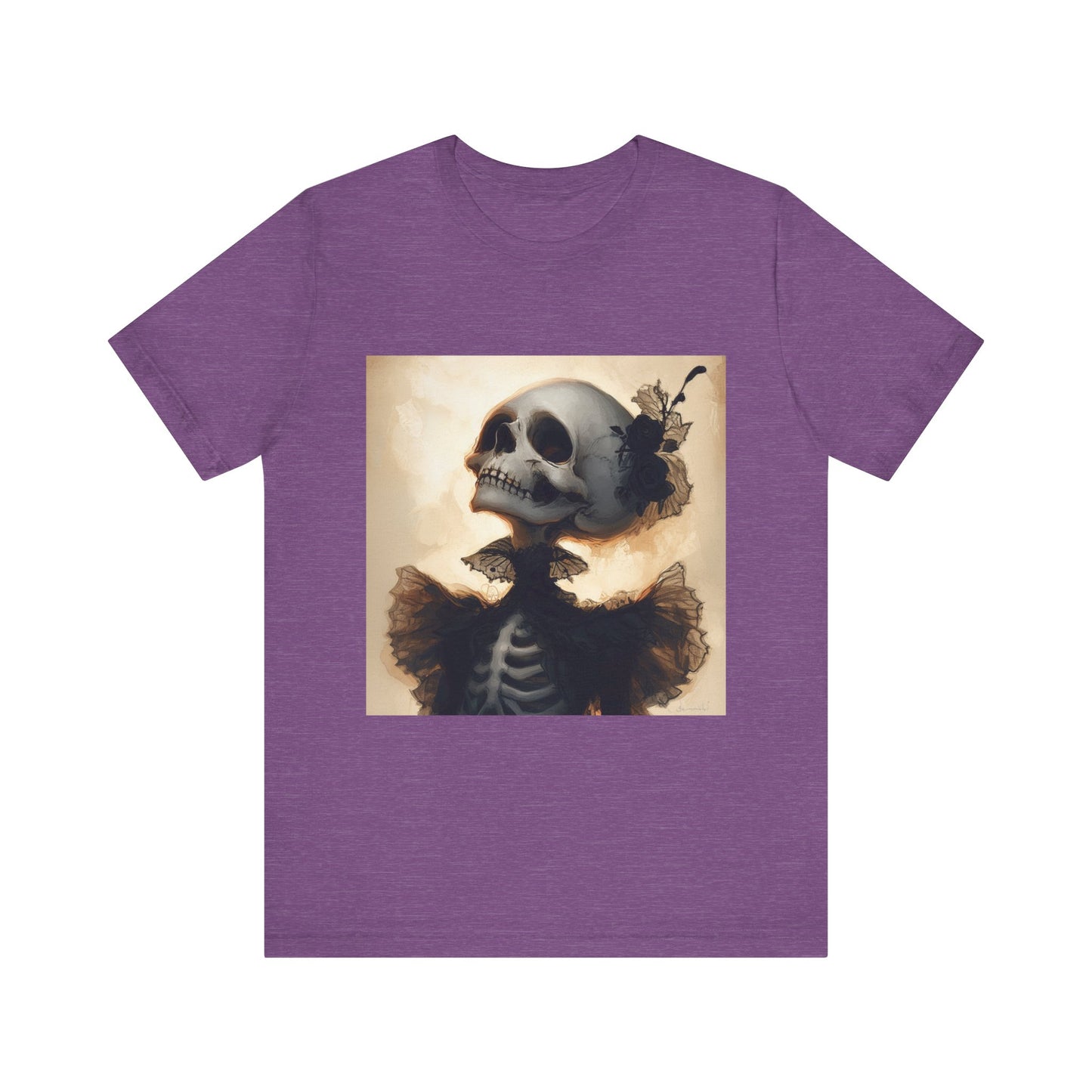 Flamenco Dancer Skeleton Unisex Jersey Short Sleeve Tee