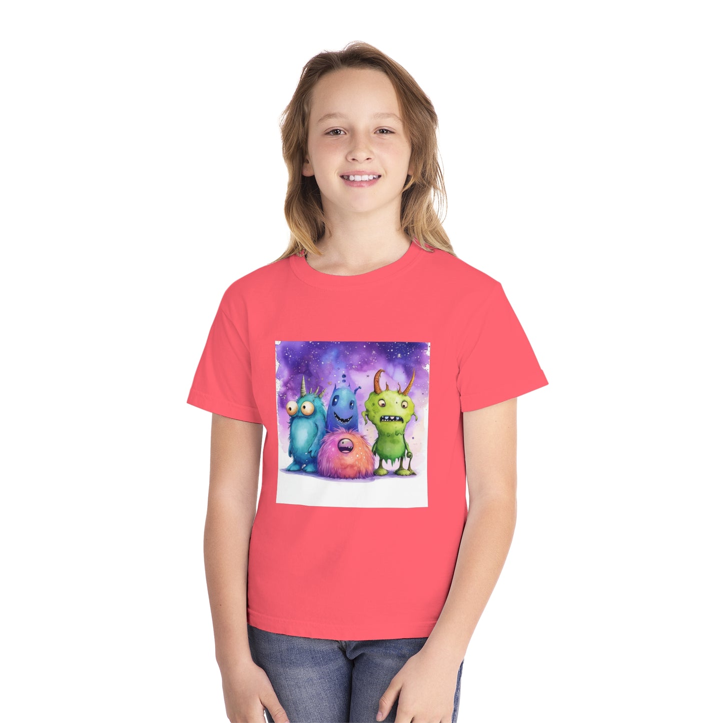 Cartoon Movie Monsters Youth Midweight Tee