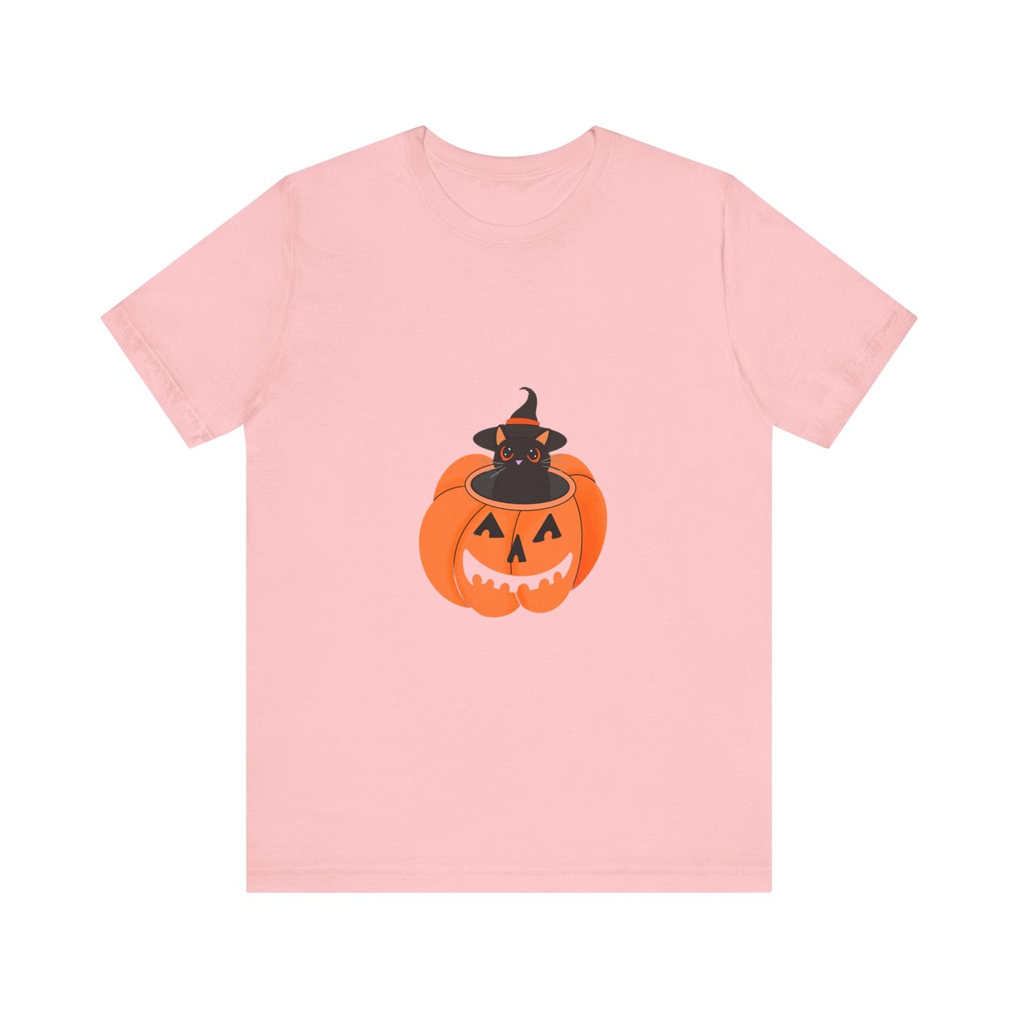 Cute Cat Halloween Unisex Jersey Short Sleeve Tee