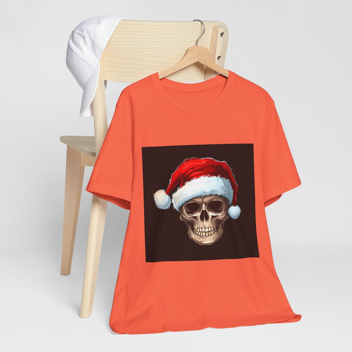 Santa Hat Skull Unisex Jersey Tee