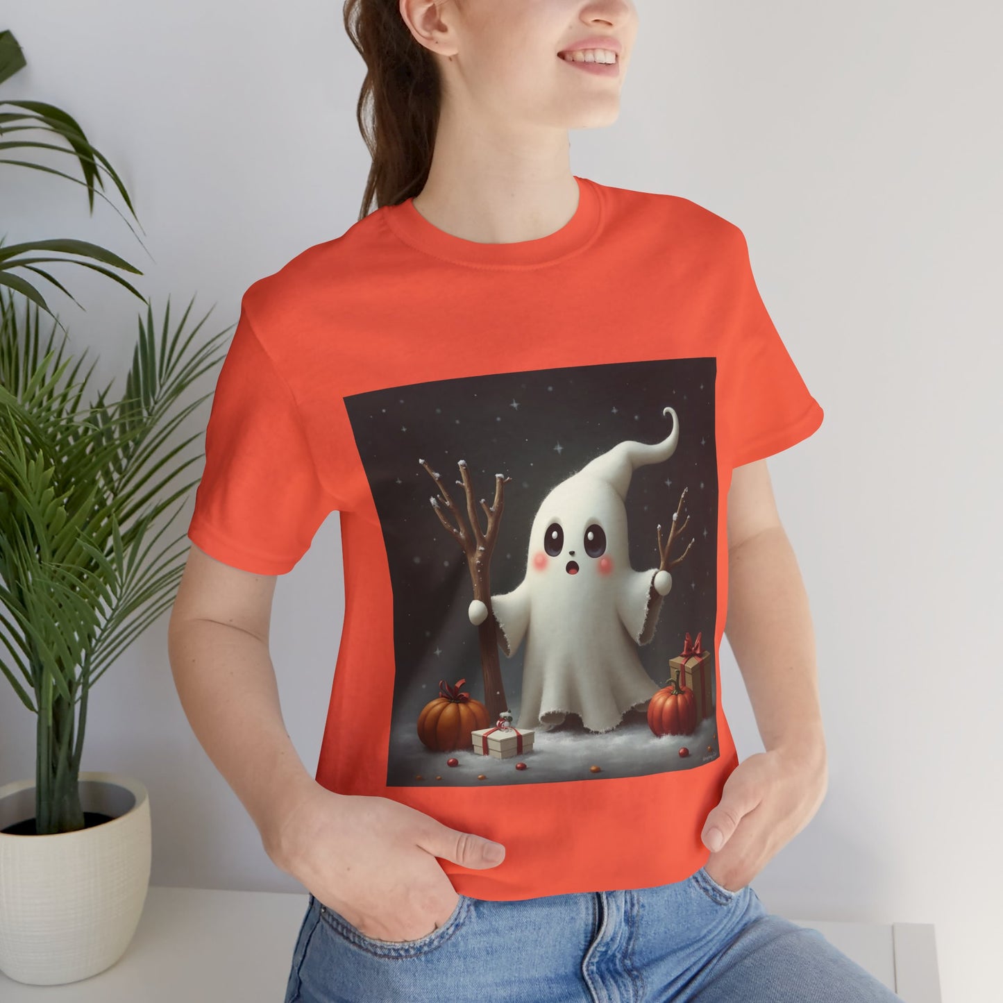 Holiday Decor Ghost Unisex Jersey Tee