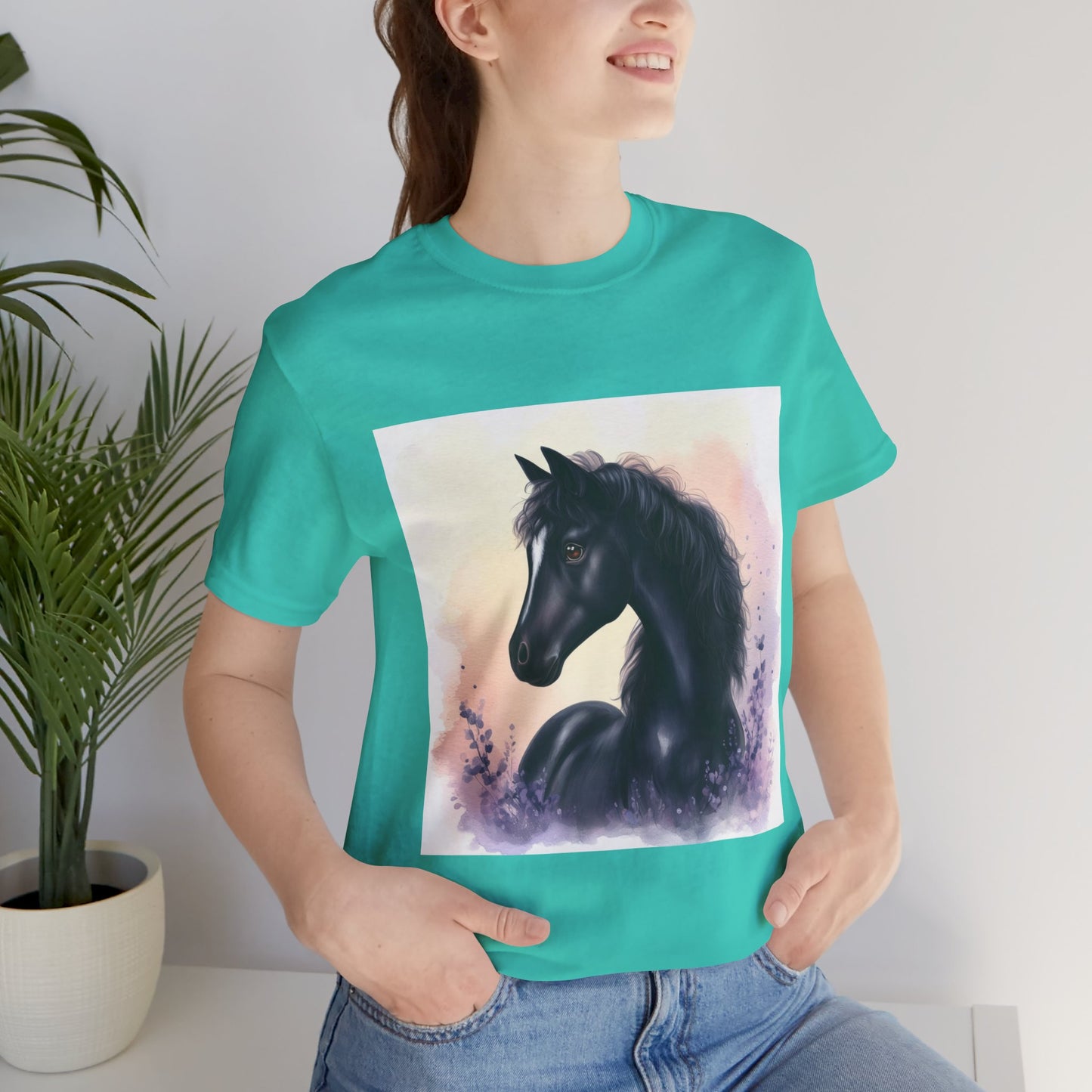 Baby Black Horse Unisex Jersey Short Sleeve Tee