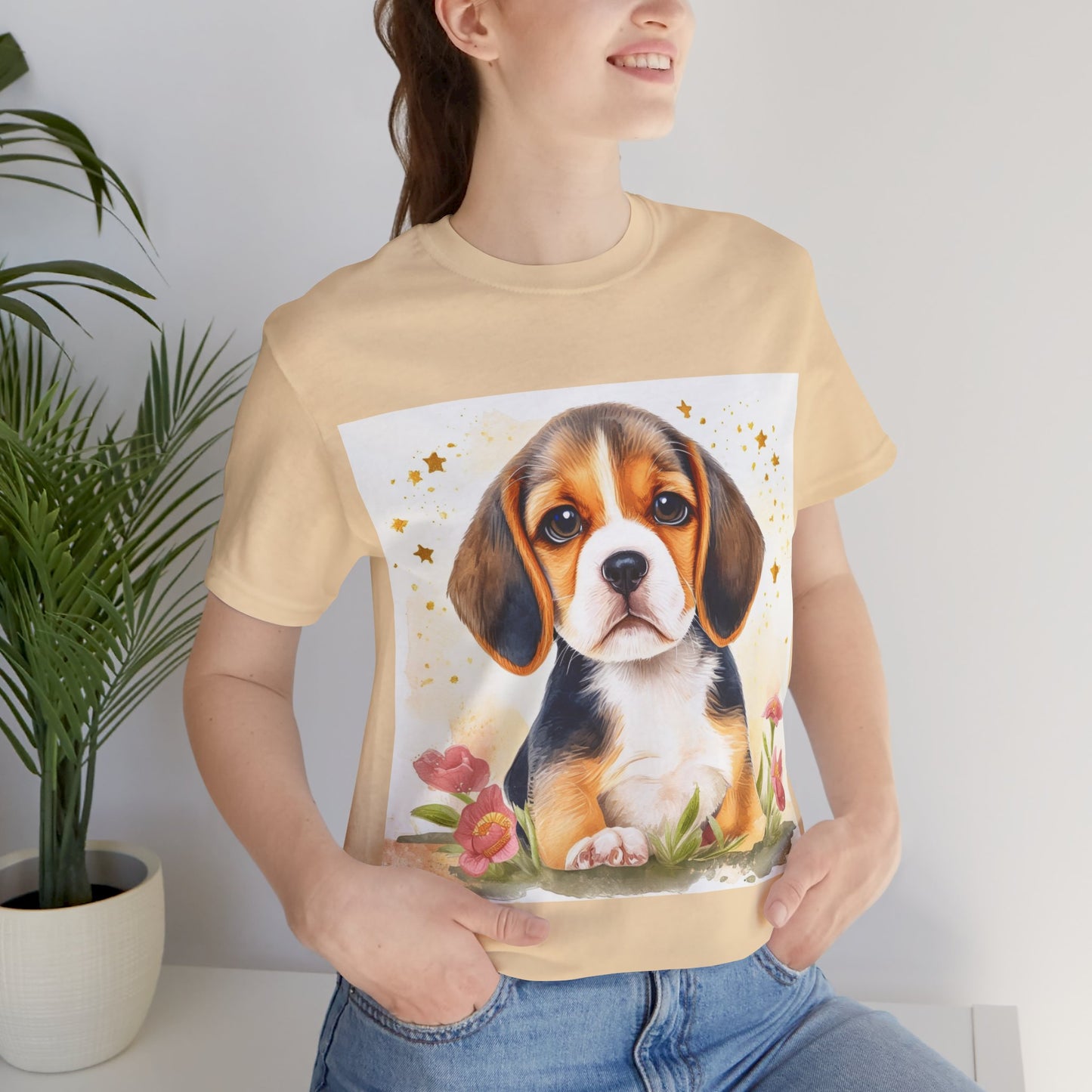 Beagle Unisex Jersey Short Sleeve Tee