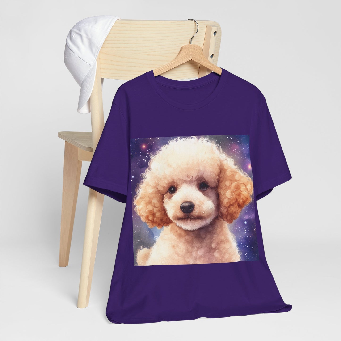 Fluffy Poodle Unisex Jersey Short Sleeve Tee