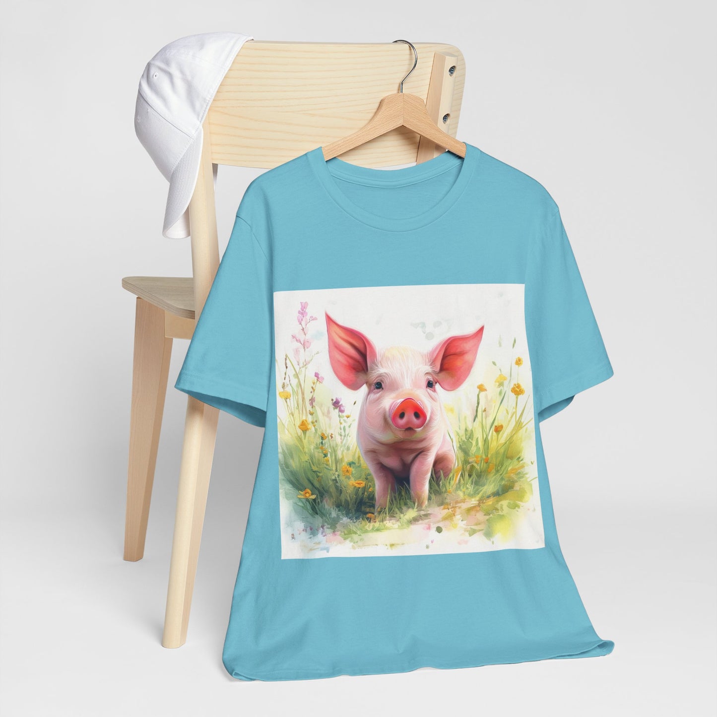 Playful Piglet Unisex Jersey Short Sleeve Tee