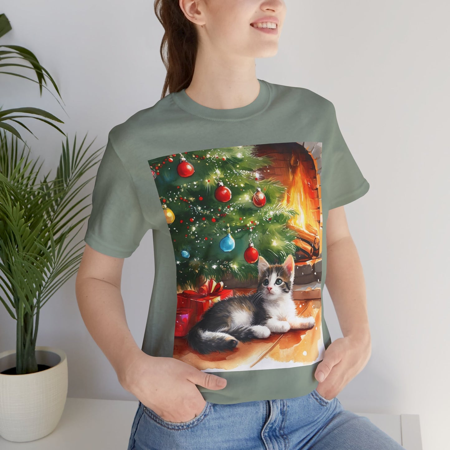 Cozy Kitten Unisex Jersey Short Sleeve Tee