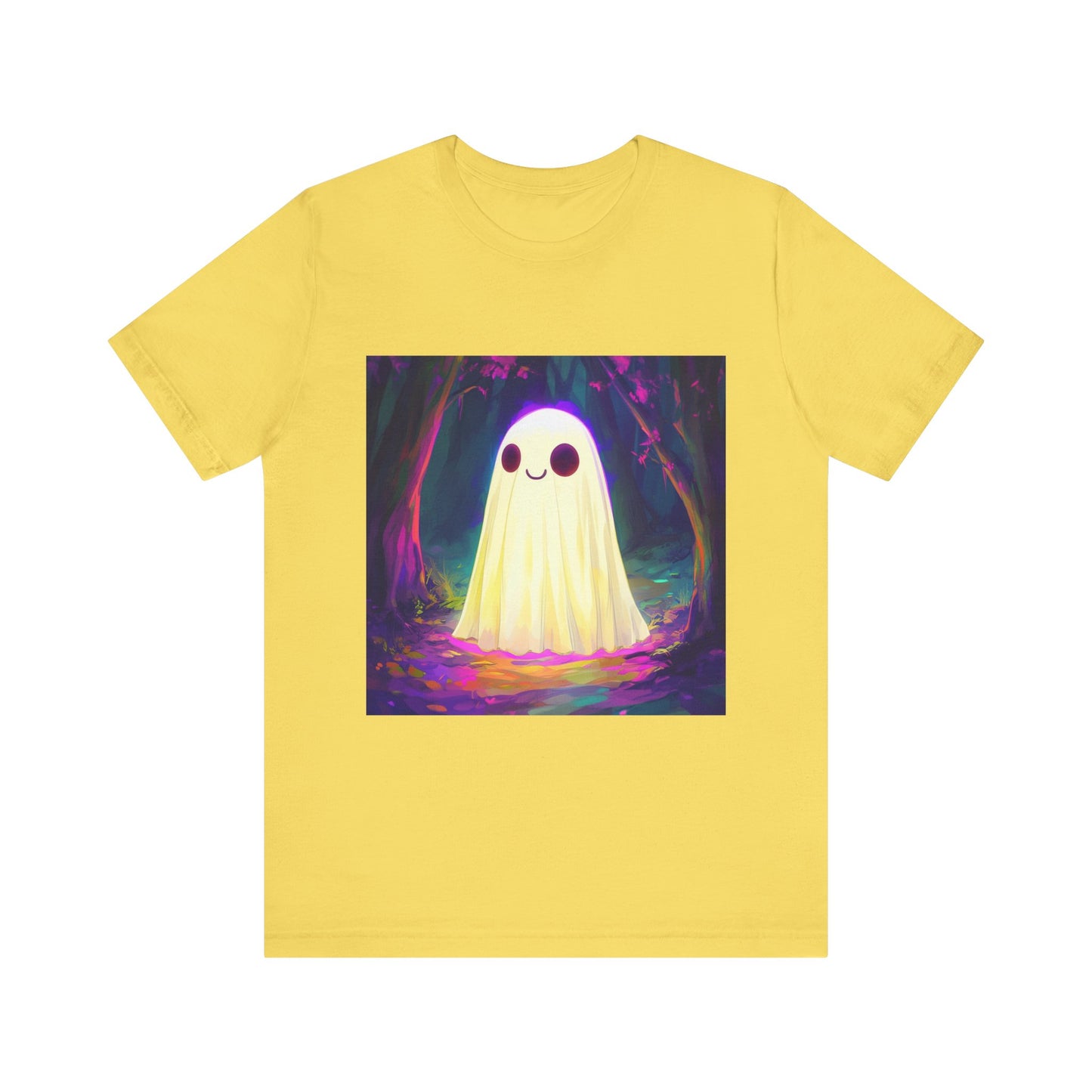 Cute Neon Ghost Unisex Jersey Short Sleeve Tee