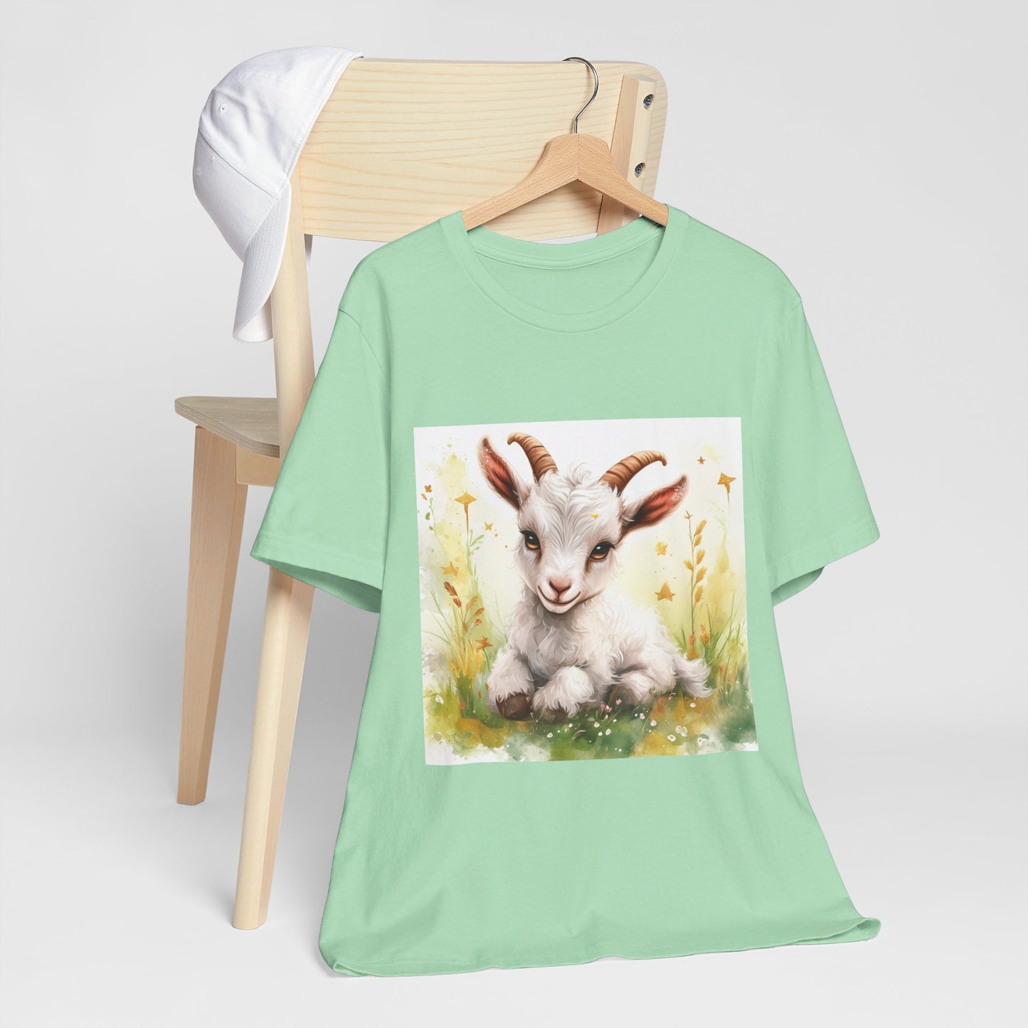 Cute Goat Unisex Jersey Short Sleeve Tee