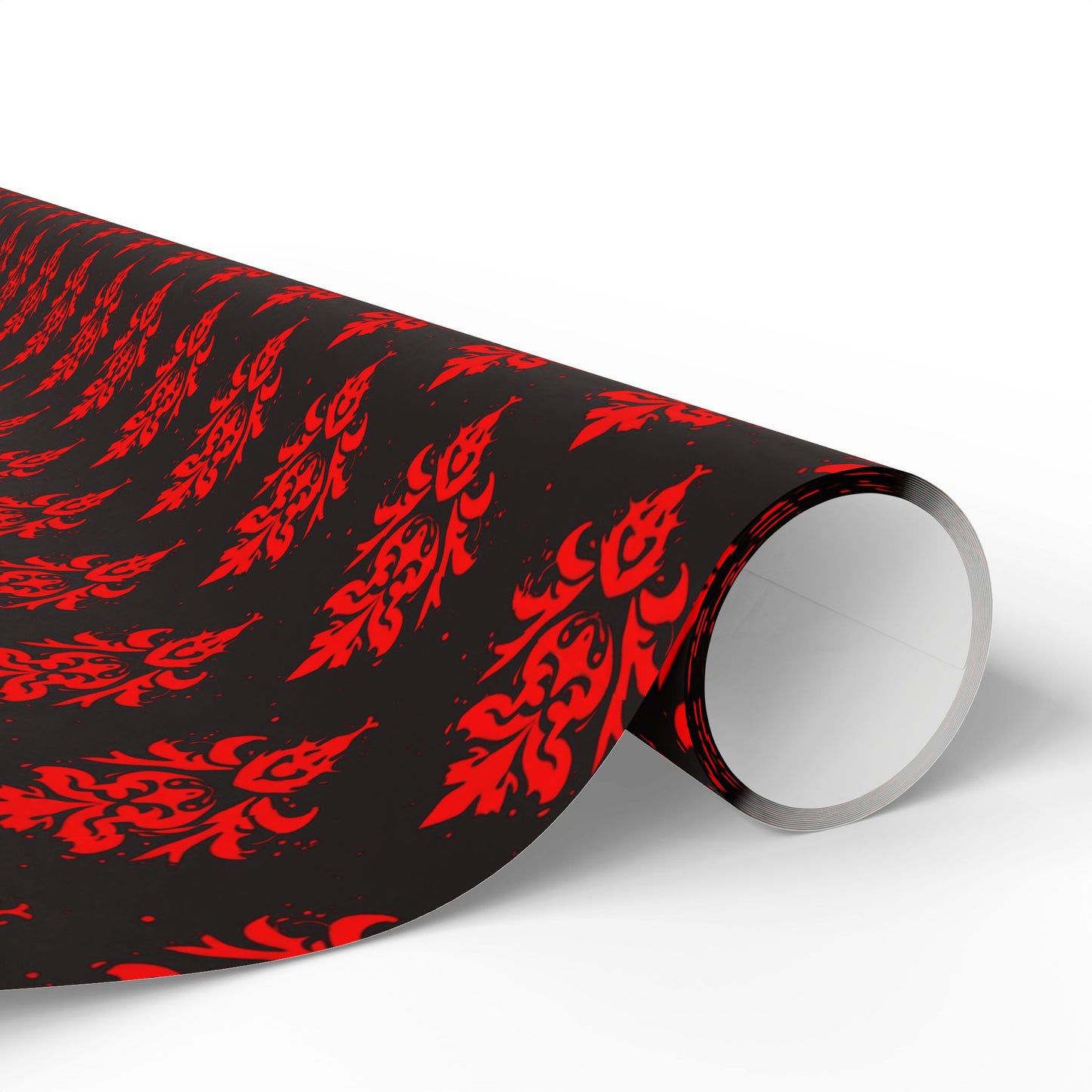 Black and Red Victorian Wallpaper Style Wrapping Papers