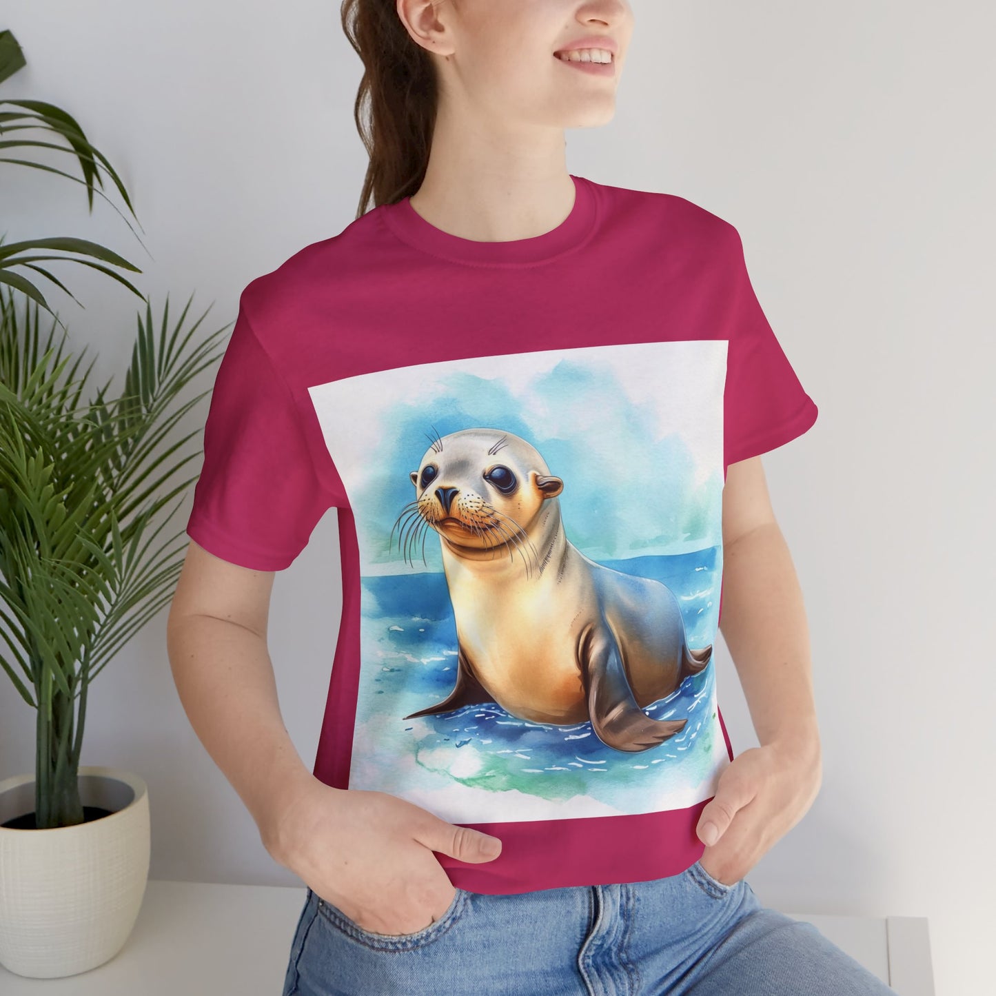 Baby Sea Lion Unisex Jersey Short Sleeve Tee