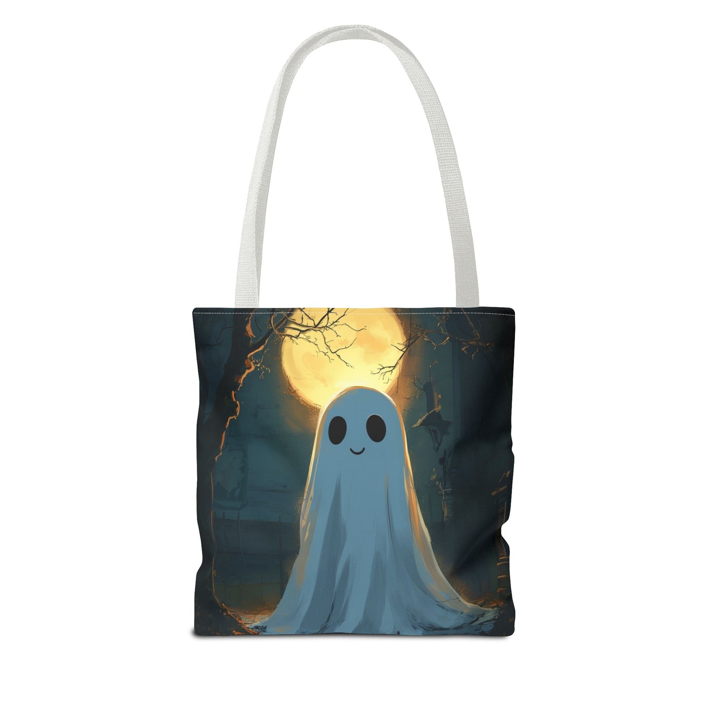 Cute Ghost Tote Bag (AOP)