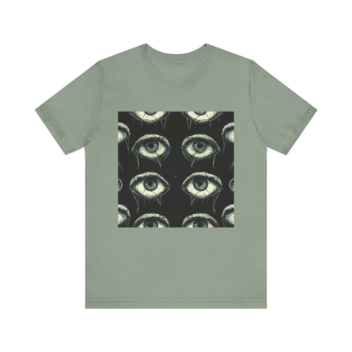 Spooky Eye Pattern Unisex Jersey Short Sleeve Tee