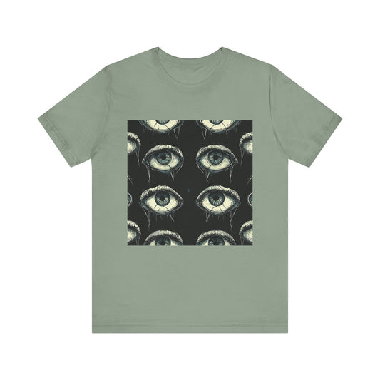 Spooky Eye Pattern Unisex Jersey Short Sleeve Tee