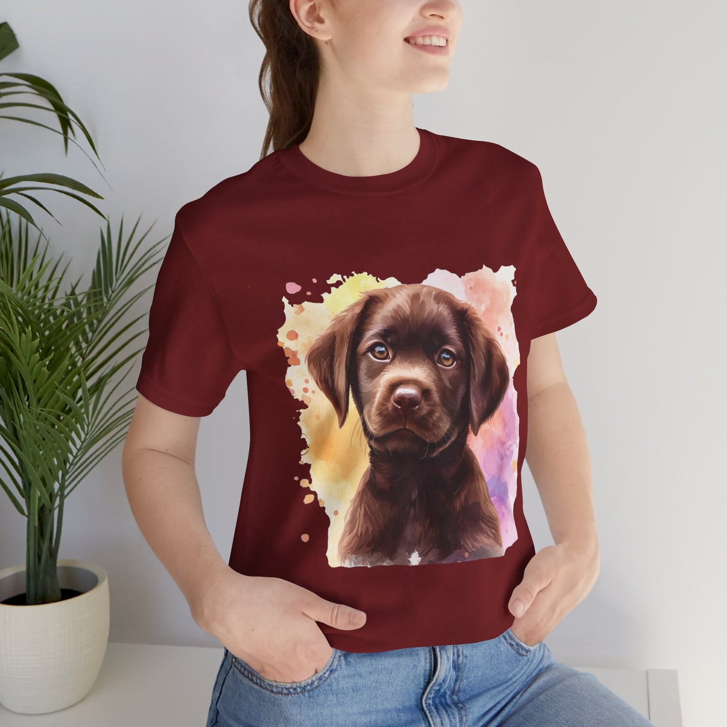 Chocolate Lab Unisex Jersey Short Sleeve Tee