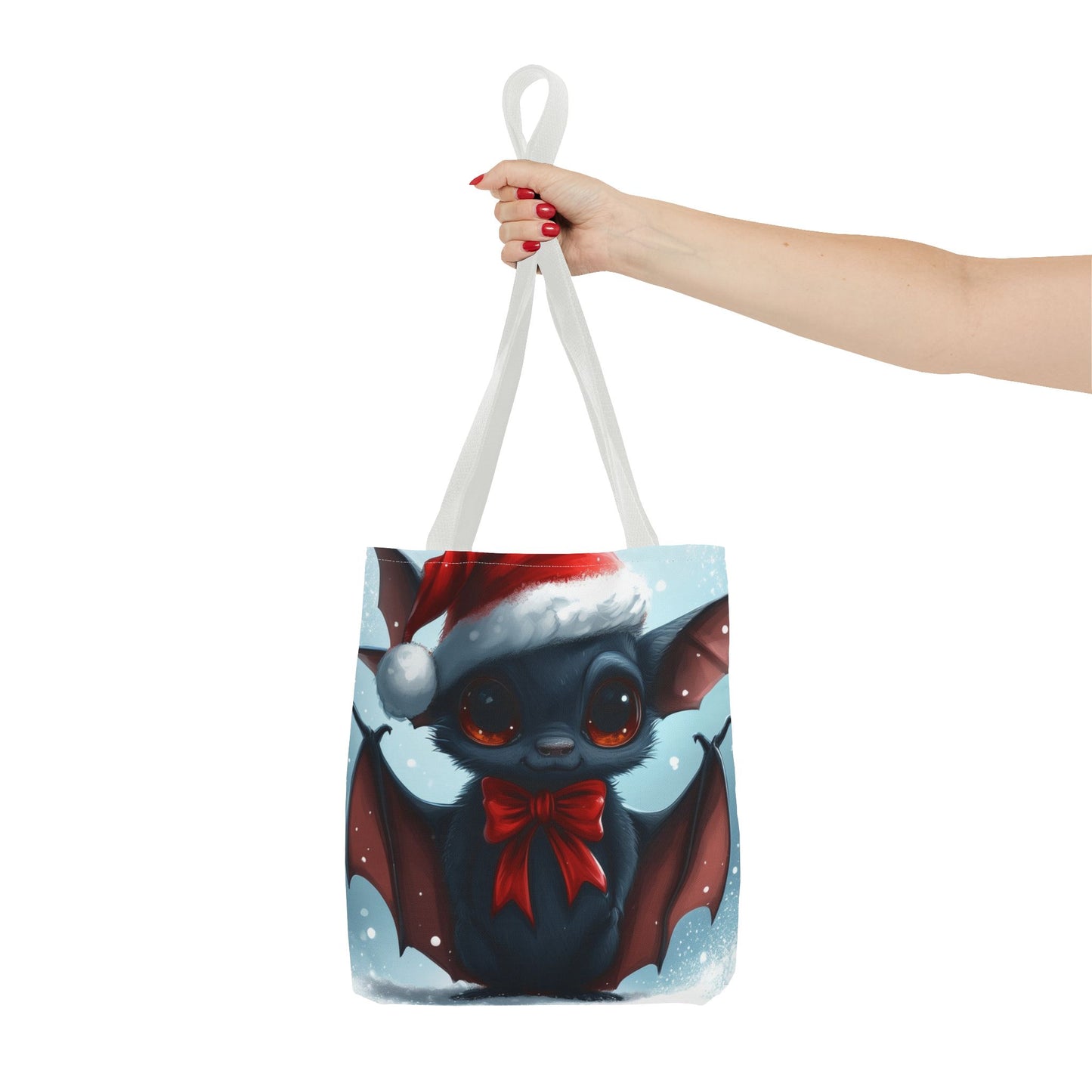 Cute Festive Bat Tote Bag (AOP)