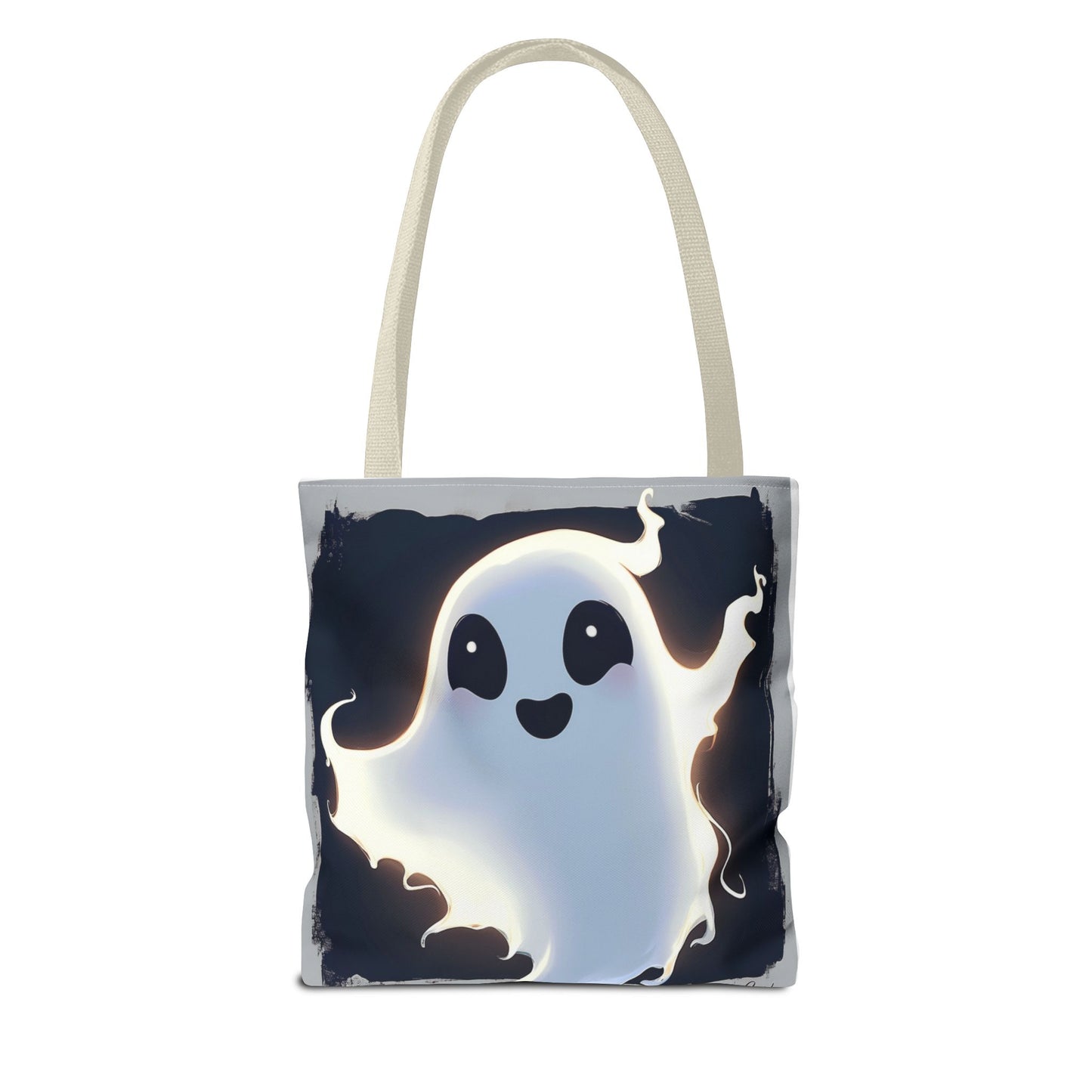 Cute Happy Ghost Tote Bag (AOP)